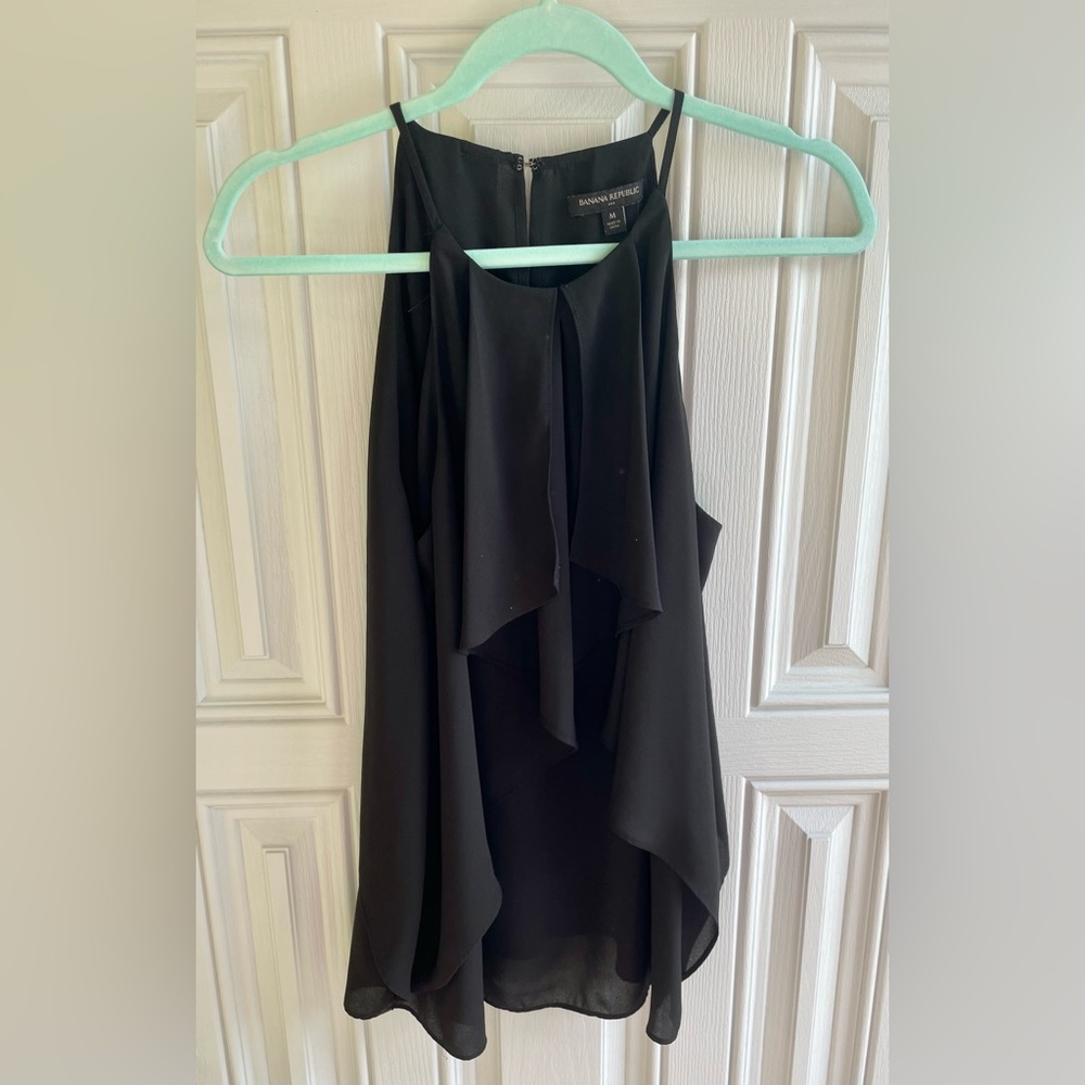Banana Republic Black Tank Blouse